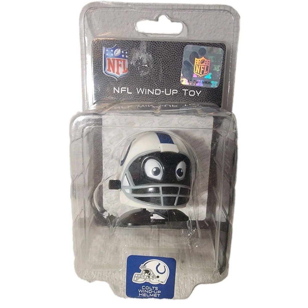 Indianapolis Colts Wind-Up Toy Helmet Bleacher Creatures NFL Sealed NIP 2011